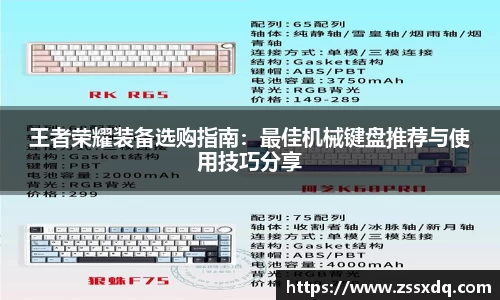 王者荣耀装备选购指南：最佳机械键盘推荐与使用技巧分享